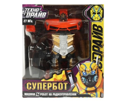 Робот на р/у трансформирующийся в машину