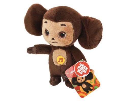 Мягкая игрушка "Союзмультфильм" Чебурашка 20см глаза вышитые, озвученный