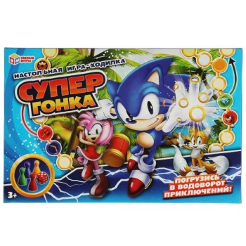 Настольная игра-ходилка "СУПЕРгонка"