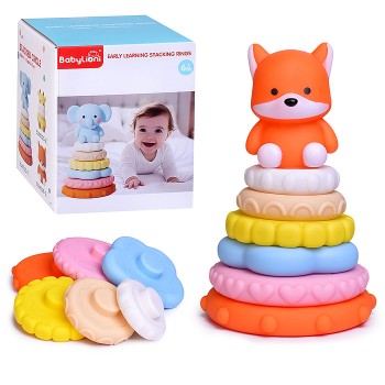 Пирамидка "Лисичка-сестричка" в коробке