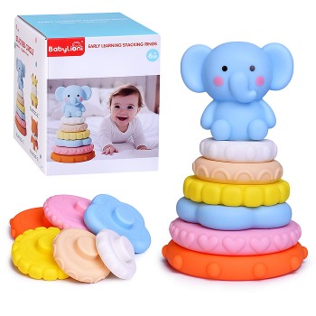 Пирамидка "Слонёнок" в коробке