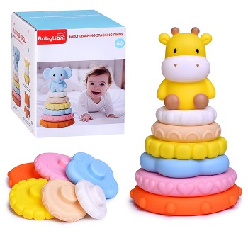 Пирамидка "Жирафик" в коробке