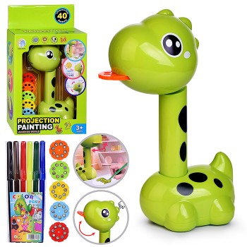 Проектор-доска для рисования "Динозаврик" в коробке