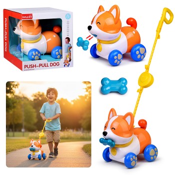 Собака "Каталка Корги" в коробке