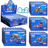 Конструктор "Робот-защитник" 8 в 1 в коробке