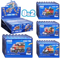 Конструктор "Робот-бронепоезд" 8 в 1 в коробке