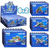 Конструктор "Боевой робот" 8 в 1 в коробке