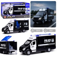 Машина "Rescue service" (свет, звук) цвет черный, в коробке