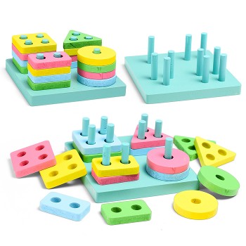 Логическая пирамидка "Форма и цвет"