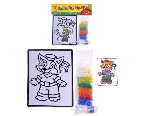 Насыпь-наклей "Лисенок"