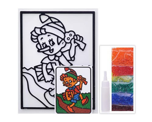 Насыпь-наклей "Буратино"