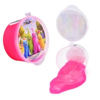 Слайм "Стекло" розовый неон 50 гр,