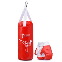 Набор детский игровой "Я-Чемпион" 4кг красный (перчатки, груша)