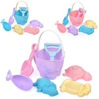 Набор песочный "Африка №9" (ведро + 4 формочки + лопатка + грабли)