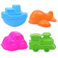Набор для песка "Транспорт" формочки 4 шт.