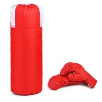 Набор детский игровой (перчатки, груша 50 см.) Оксфорд (красный)