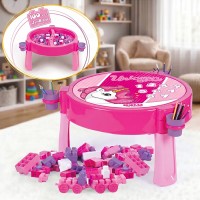 Игрушка Конструктор со столиком Unicorn JumBloks 100 дет.