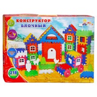Конструктор блочный из 218 элементов