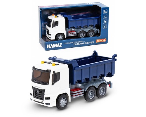 KAMAZ, автомобиль-самосвал инерционный (со светом и звуком)