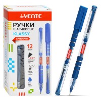Ручка шариковая "Klassy" серия Speed Pro, d=0,7 мм, ультра гладкое письмо, чернила на масляной основе, игольчатый пишущий узел, синяя, в картонной коробке