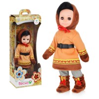 Кукла Мальчик, в костюме народов Севера 30см