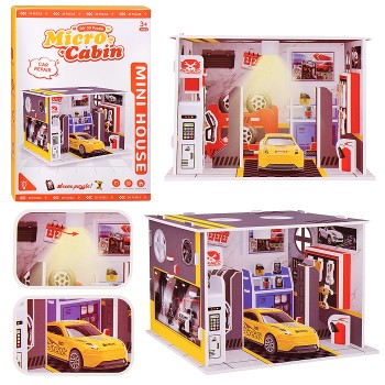 Конструктор "Автомастерская" 3D (41дет.) в коробке