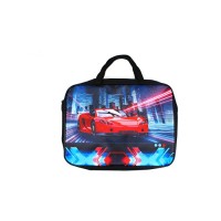 Папка школьника "Stylish auto" А4, 335х260х60 мм, с ручками, ткань с печатью