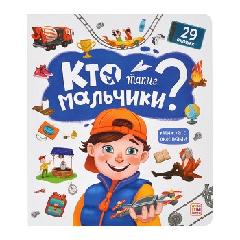 Книжка с окошками. Кто такие мальчики?