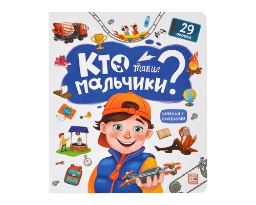 Книжка с окошками. Кто такие мальчики?