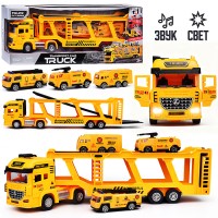 Машина "Автовоз-спецтехника" (свет, звук) в коробке
