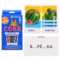 Занимательные карточки. IQ тренажеры. Русский язык 1. Сова. Правописание безударных гласных. 48 карточек. Штец А.А.