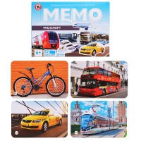 Мемо "Транспорт" 52 карточки