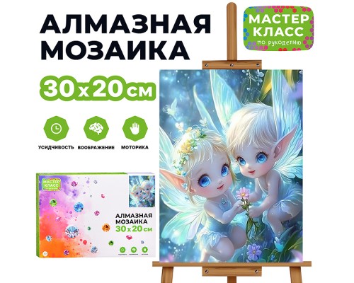 Мозаика алмазная "Сказочные эльфы" 20*30см.