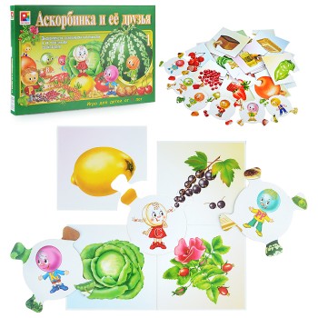 Настольная игра "Аскорбинка и ее друзья-1"