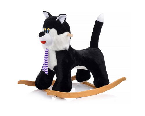Качалка Кот, цвет черный