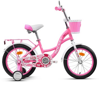 Велосипед 16" Rocket Candy, цвет розовый