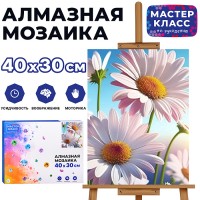 Мозаика алмазная "Ромашки" 30*40см