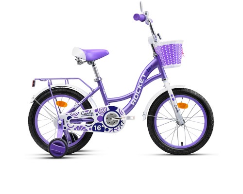 Велосипед 16" Rocket Candy, цвет фиолетовый