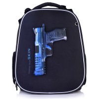 Рюкзак Ergonomic Classic "Gun" 37х29х17см EVA материал 3D эффект светоотраж. 2 отделения 2 кармана