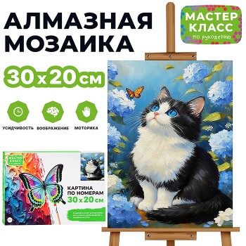 Картина по номерам "Синеглазка" 30х20 см.