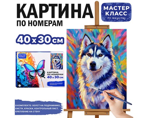 Картина по номерам MKR4030-142 "Хмурый" 40х30 см.