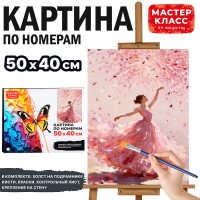 Картина по номерам MKR5040-111 "Розовый танец" 30х40 см.