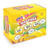 Набор для опытов и экспериментов "Юный химик" Слайм фабрика "Банан"