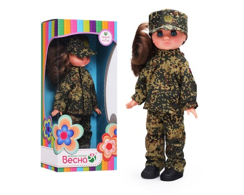 Кукла Эля военная