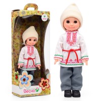 Кукла Мальчик в марийском костюме 30 см