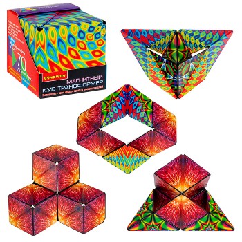 Магнитный куб-трансформер 3D-Мистика ВOX 6,2x6,2x6,2cм,