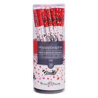 Карандаш чернографитовый "HappyGraphix. Енот на качелях" НВ