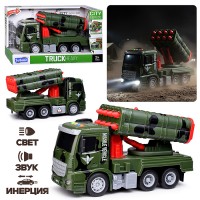 Машина "Военная спецмашина" (свет, звук)  в коробке