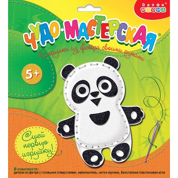 Игрушка из фетра своими руками. Пандочка