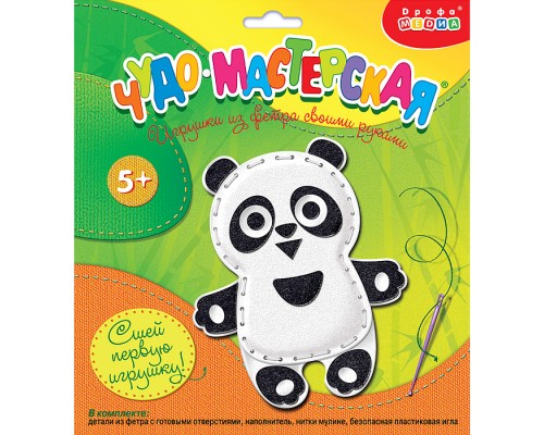 Игрушка из фетра своими руками. Пандочка